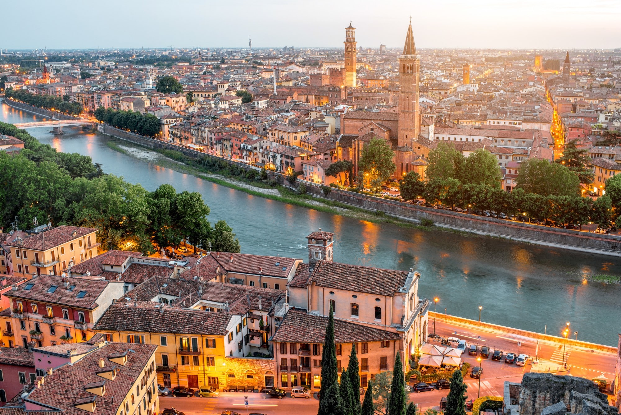 Verona y los jardines del lago Garda